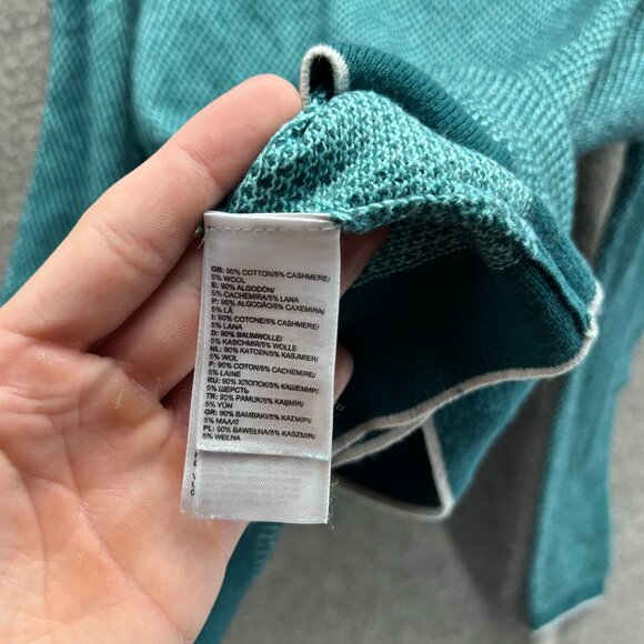 The North Face Pullover Womens Small Blue Pullover Sweatshirt Fleece Cotton - Picture 9 of 11